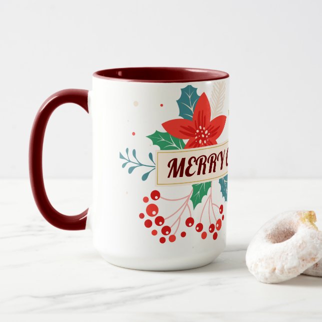 Caneca Feliz Natal (Com Donut)