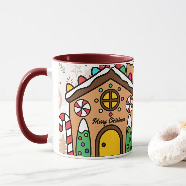 Caneca Feliz Natal (Com Donut)