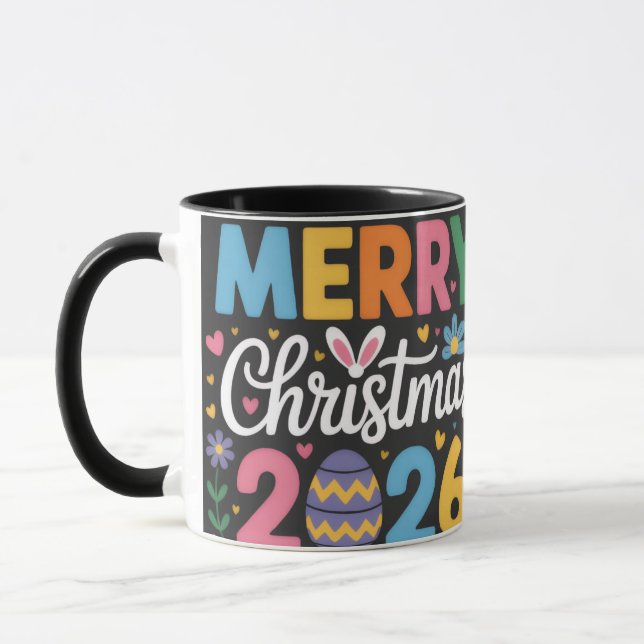 Caneca Feliz Natal 2026 (Esquerda)
