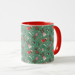 Caneca Feliz Natal - Buldog Francês