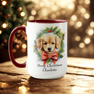 Caneca Feliz Natal Cachorro Cachorro Cachorro Cachorro