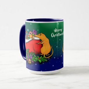 Caneca Feliz Natal com Rat Prince