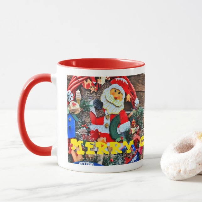 Caneca Feliz Natal [Combo Mug] (Com Donut)