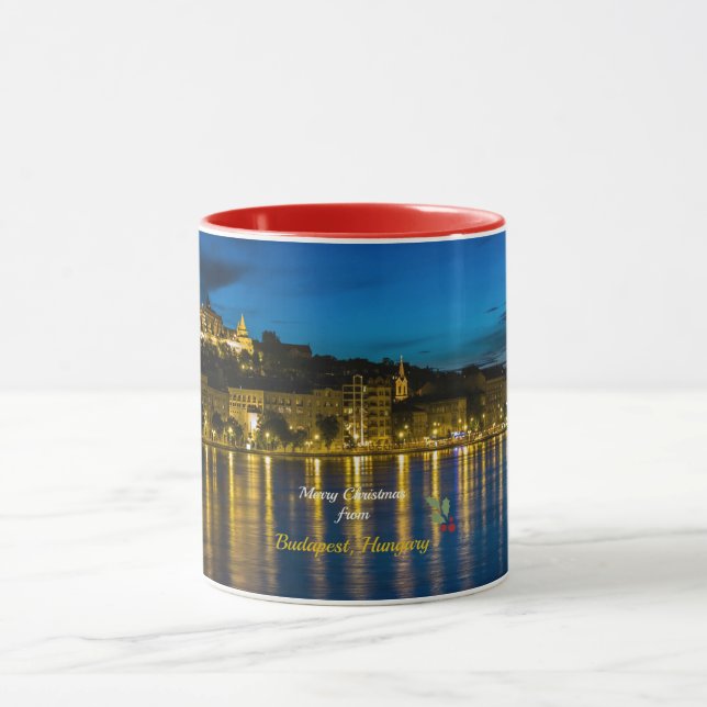 Caneca Feliz Natal de Budapeste, Hungria, (Centro)