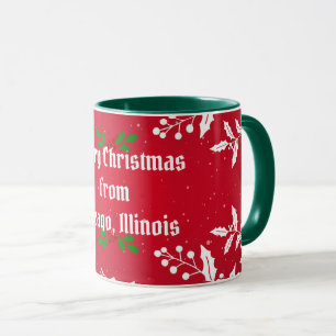 Caneca Feliz Natal de Chicago, Illinois