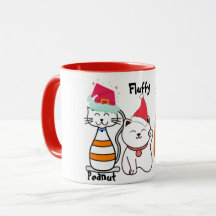 Feliz Natal de Gatinho Personalizado