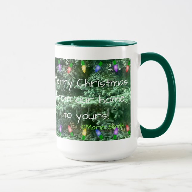 Caneca Feliz Natal de nossa casa a seu! (Direita)