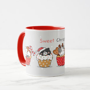 Caneca Feliz Natal dos Gatos
