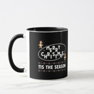 Caneca Feliz Natal É a Design da Estação Festiva