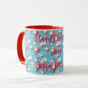 Caneca Feliz Natal e Feliz ano novo