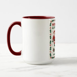 Caneca Feliz Natal e um Feliz Ano Novo
