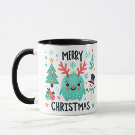 Caneca Feliz Natal Fofo
