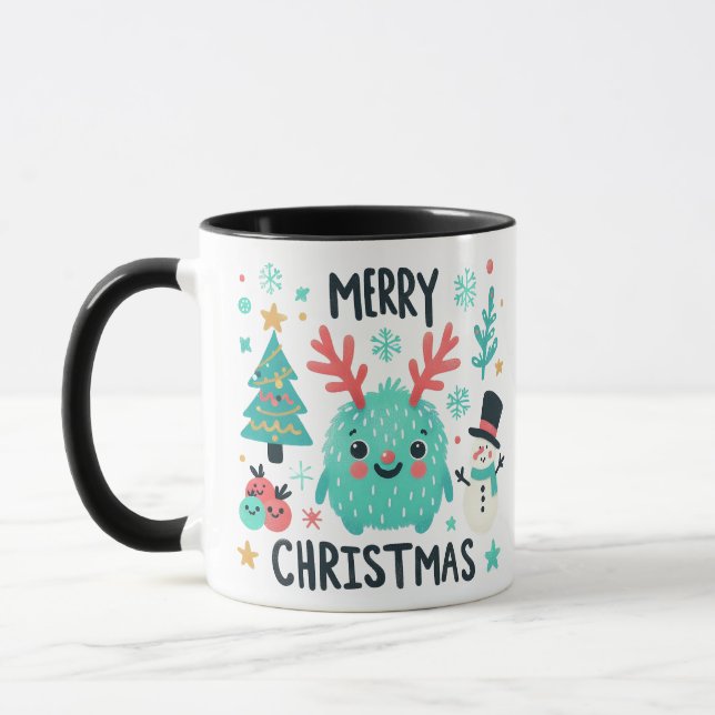 Caneca Feliz Natal Fofo (Esquerda)