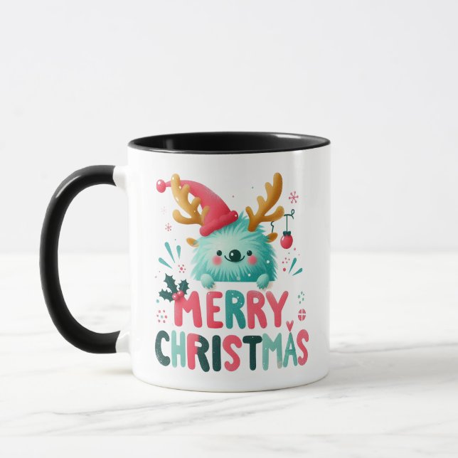 Caneca Feliz Natal Fofo (Esquerda)