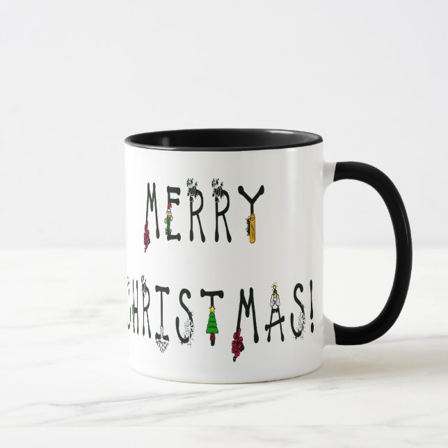 Caneca Feliz Natal - Fonte de decoração (Direita)