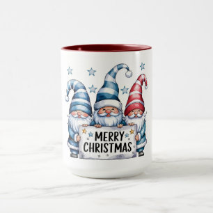 Caneca Feliz Natal Gnomos