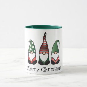Caneca Feliz Natal Gnomos Vermelhos