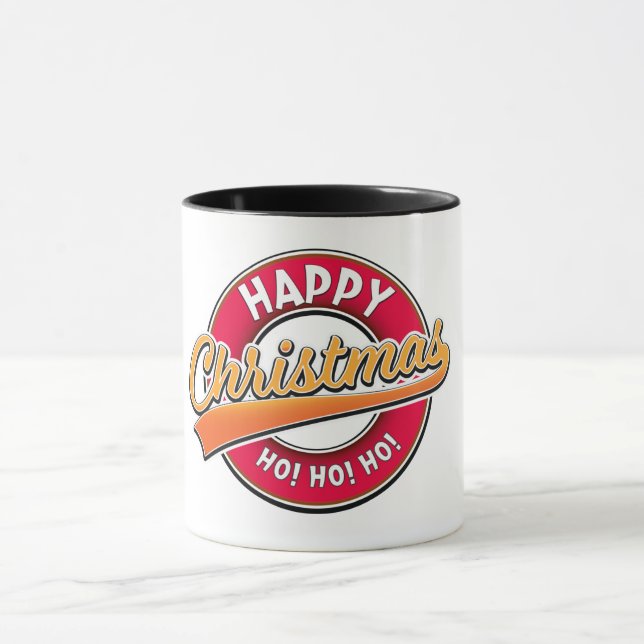Caneca Feliz Natal Ho! Ho! Ho! (Centro)
