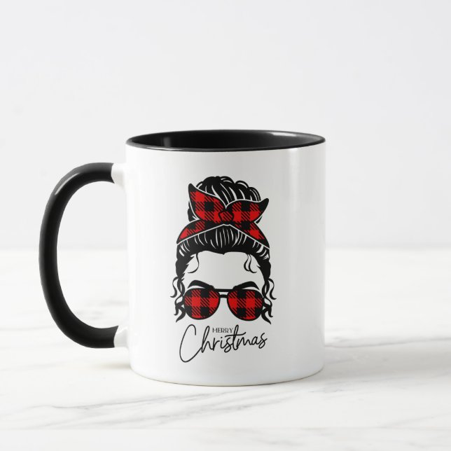Caneca Feliz Natal, mãe (Esquerda)