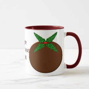 Caneca Feliz Natal Mãe, Pudim Tumg