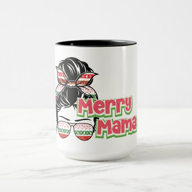 Caneca Feliz Natal Mamãe  (Centro)