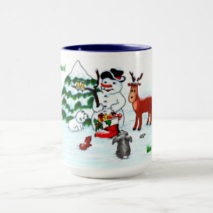 Caneca Feliz Natal! Neve com Amigos