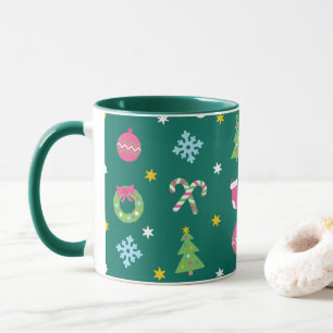 Caneca Feliz Natal padrão