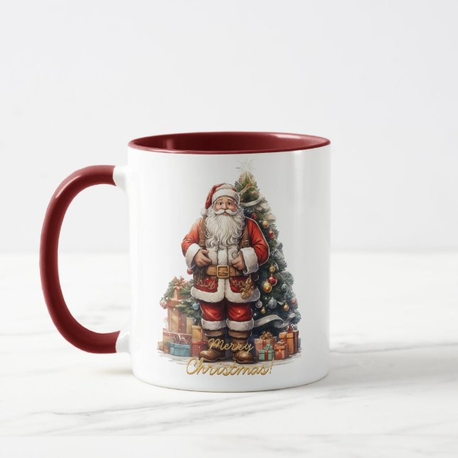 Caneca Feliz Natal Papai Noel (Esquerda)