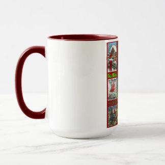 Caneca Feliz Natal Pássaro Cardinho Mais Pobre dos Xmas