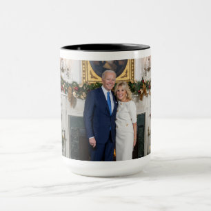 Caneca Feliz Natal, Presidente Joe Biden e rua Lady