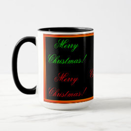 Caneca Feliz Natal Red Dourado Mug