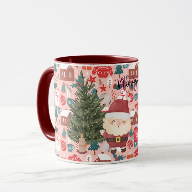 Caneca Feliz Natal: Seu Natal Perfeito (Frente Esquerda)