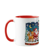Feliz Natal Vila Nevada e Árvore de Natal