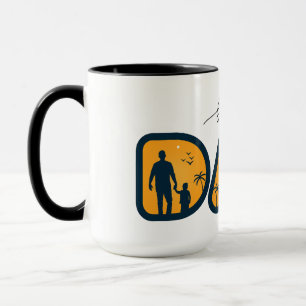 Caneca "Feliz Pai de Dia de os pais: Arte gráfica"