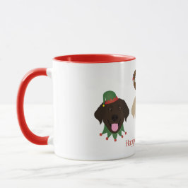 Caneca Feliz Pawlidays Labrador Retriever Cães