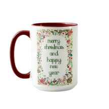 Feliz presente de Natal no Feliz ano novo