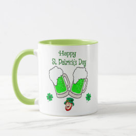 Caneca Feliz Rua do Dia do Patrick Leprechaun