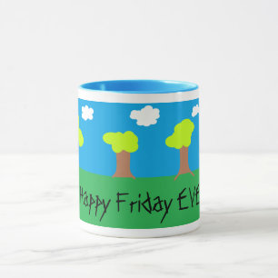 Caneca Feliz sexta-feira EVE