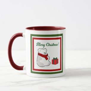 Caneca Feliz Urso Polar em Escarpa Vermelha, Cartografia