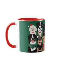 Felizes Feriados Cachorros Bonitos