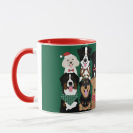 Caneca Felizes Feriados Cachorros Bonitos