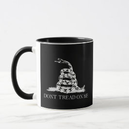 Caneca Felpudo Express® Classic Gadsden Flag Black-Black