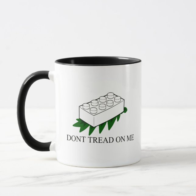 Caneca Felpudo Express® Gadsden Flag Piada Black-White (Esquerda)