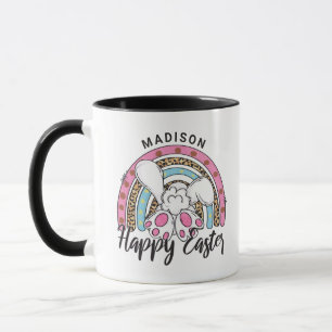 Caneca Felz pascoa coelho coelho coelho coelho cotovelo c