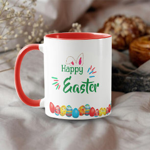 Caneca Felz pascoa Colorido Coffee Mug
