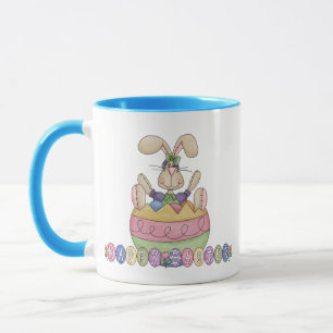 Caneca Felz pascoa Engraçado Bunny Mug