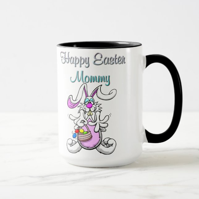 Caneca Felz pascoa Mamãe Ringer Mug (Direita)
