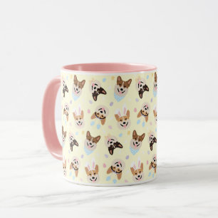 Caneca Felz pascoa Pembroke Welsh Corgi