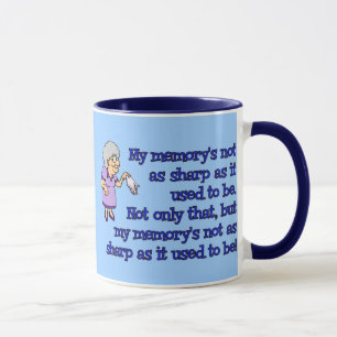 Caneca Fêmea da perda de memória