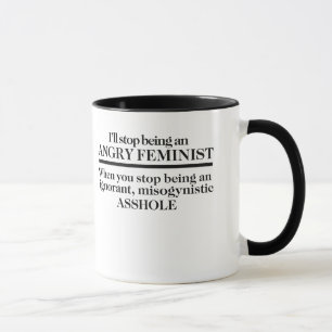 Caneca Feminista furiosa